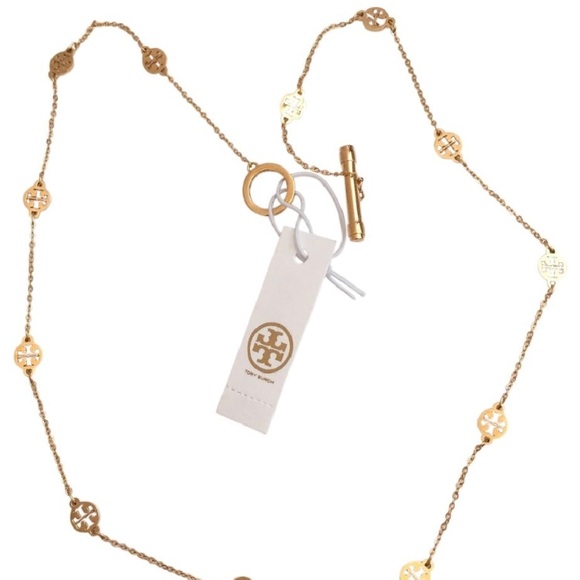 Tory Burch Logo Toggle Necklace - Picture 3 of 4